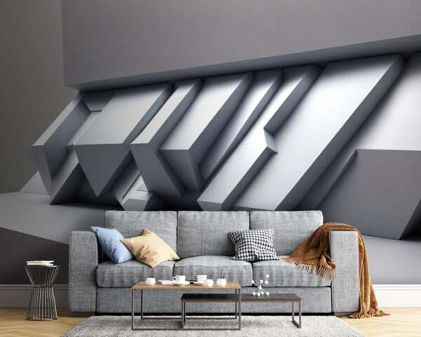 White wall with geometric shapes u94692pig54 600x480 - White wall with geometric shapes - tegory