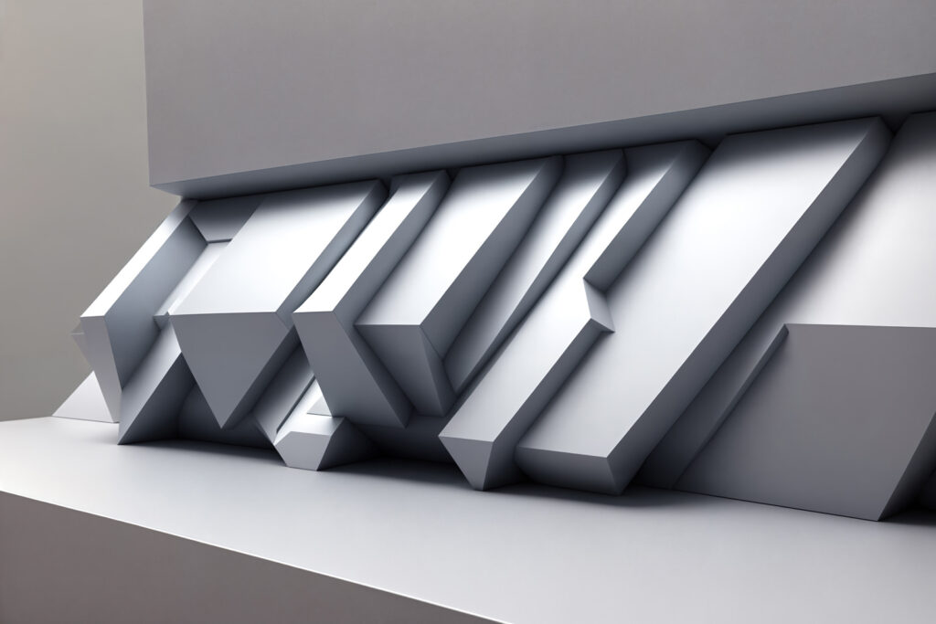 White wall with geometric shapes u94692p 1024x683 - White wall with geometric shapes - tegory