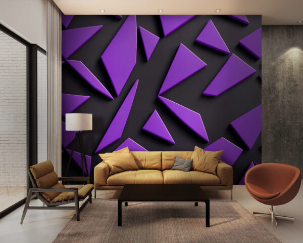 Purple triangles on a black surface u94590pig28 600x480 - Purple triangles on a black surface - tegory