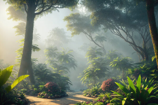 Path through a forest with trees and plants u94517p 600x400 - Path through a forest with trees and plants - tegory