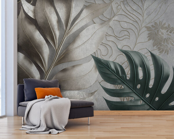 Elegant foliage pattern design. Elegant foliage pattern design.