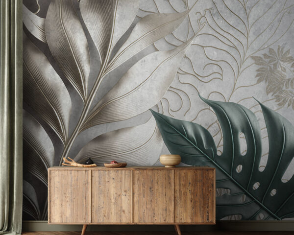 Elegant foliage pattern design. Elegant foliage pattern design.