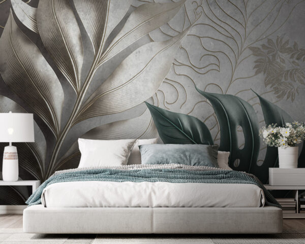 Elegant foliage pattern design. Elegant foliage pattern design.