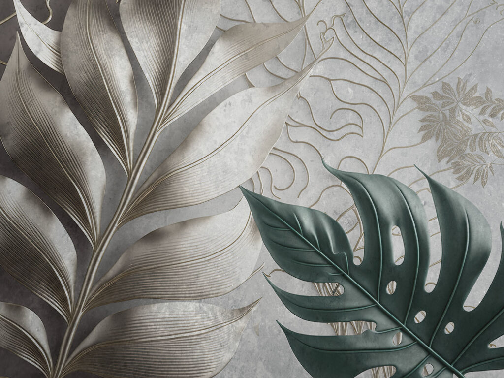 Elegant foliage pattern design. Elegant foliage pattern design.