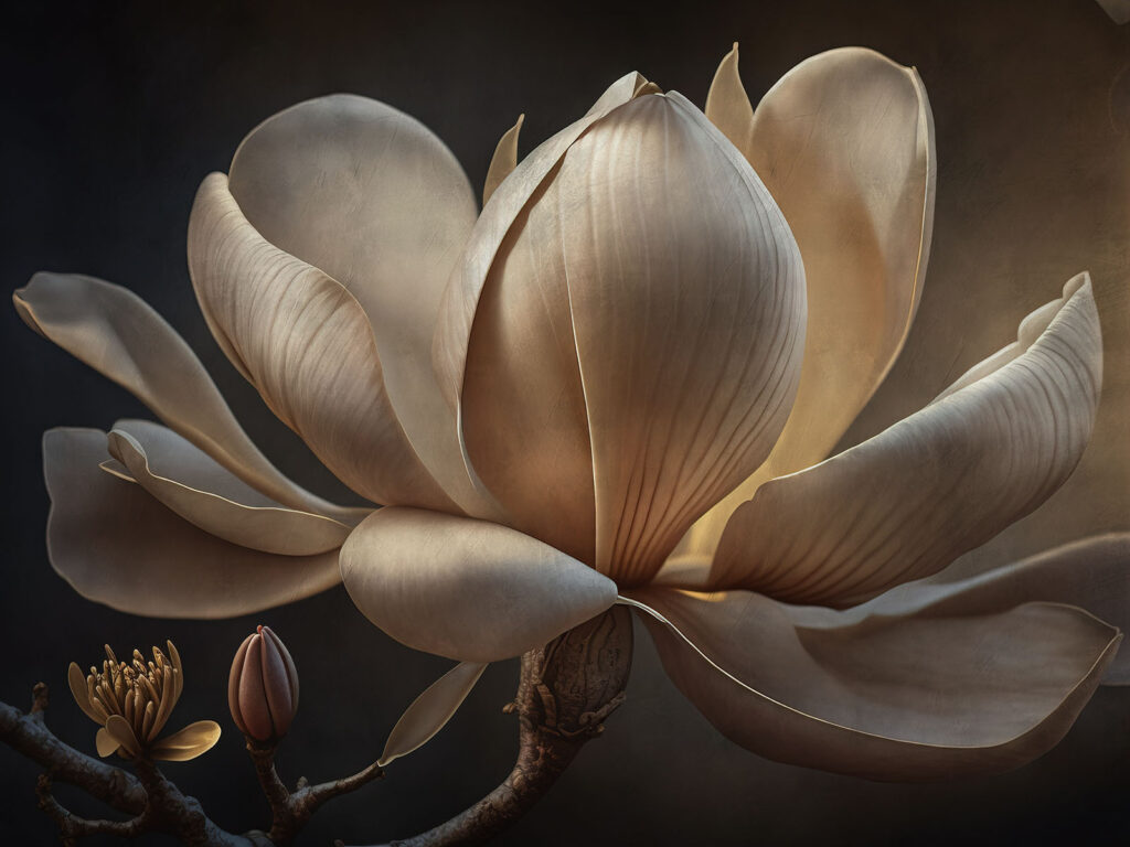Graceful magnolia in soft light Graceful magnolia in soft light