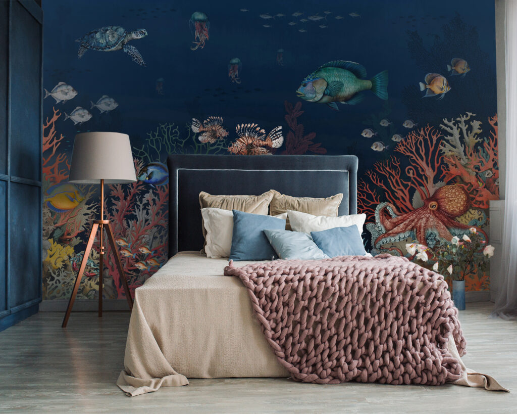 Sea life with fish and coral u94467pib87 1024x819 - Sea life with fish and coral