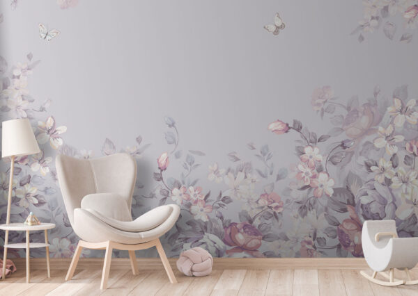 Floral pattern with butterflies u94441pir1 600x426 - Floral pattern with butterflies - tegory