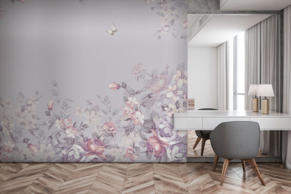 Floral pattern with butterflies u94441pib1m 600x400 - Floral pattern with butterflies - tegory