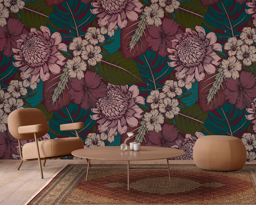Pattern of flowers and leaves u94425pih2m 1024x819 - Pattern of flowers and leaves - tegory