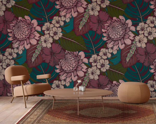 Pattern of flowers and leaves u94425pih2m 600x480 - Pattern of flowers and leaves - tegory