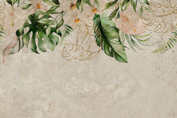 Elegant botanical design with soft hues. Elegant botanical design with soft hues.