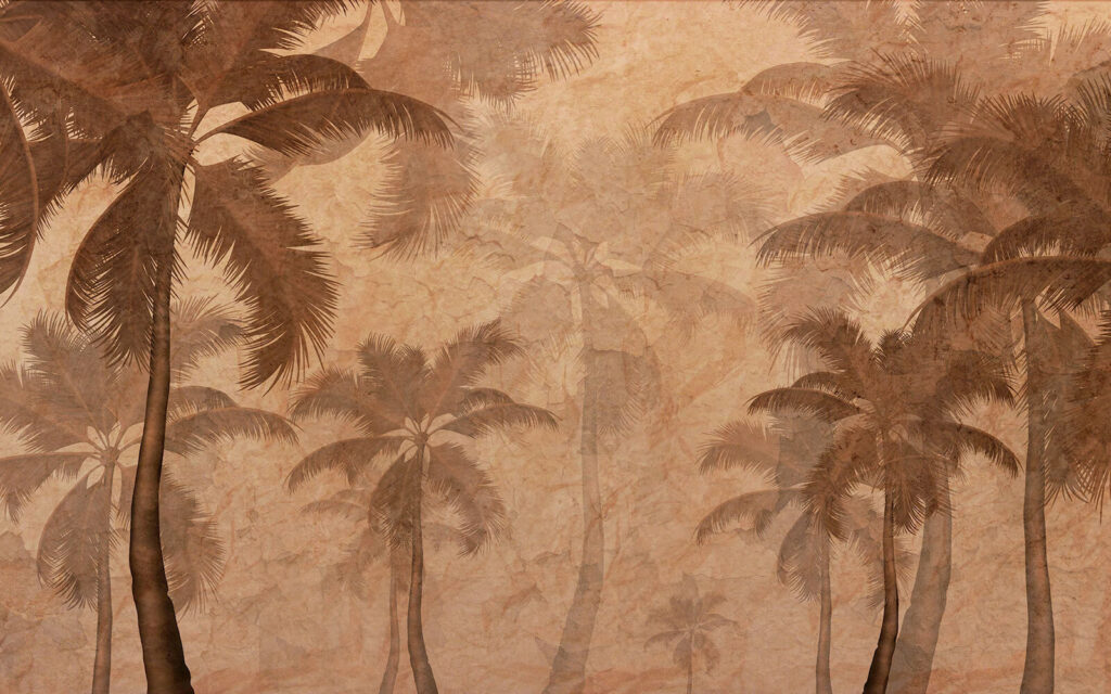 Group of palm trees Group of palm trees