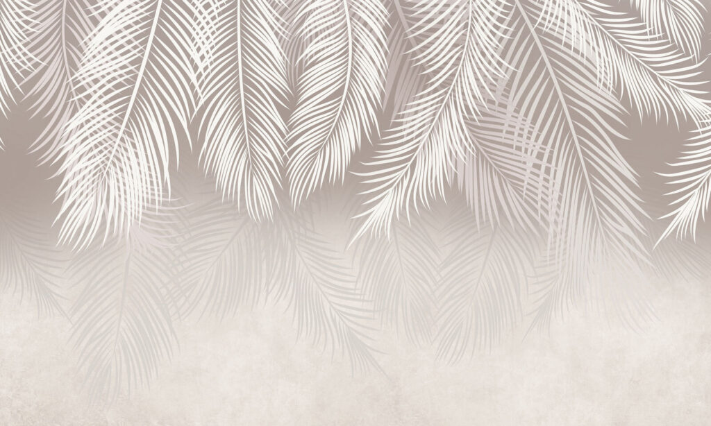White leaves on a white background White leaves on a white background