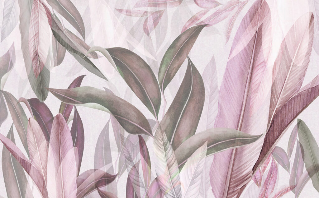 Delicate leaves in soft hues. Delicate leaves in soft hues.