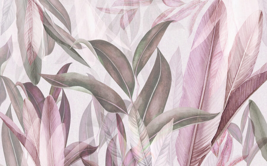 Delicate leaves in soft hues. Delicate leaves in soft hues.