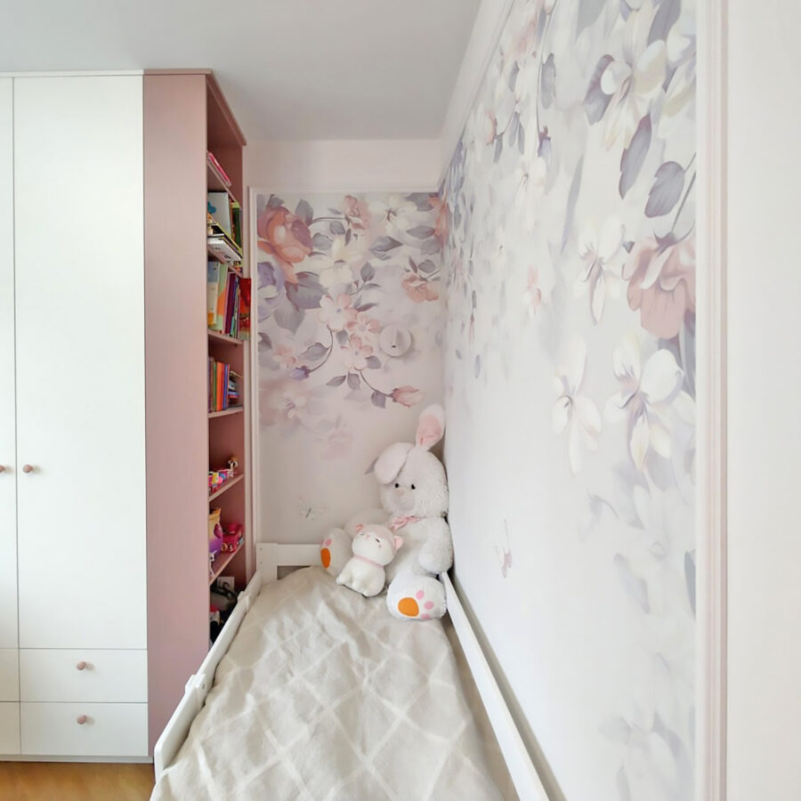 Wall murals Floral pattern with butterflies - Image 3