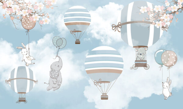 Group of elephants in the sky Group of elephants in the sky