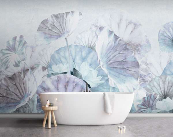 Delicate leaves in soft pastel hues. Delicate leaves in soft pastel hues.