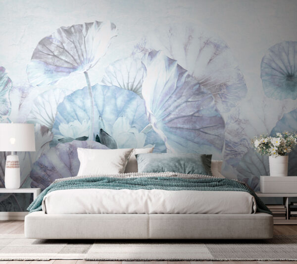 Delicate leaves in soft pastel hues. Delicate leaves in soft pastel hues.
