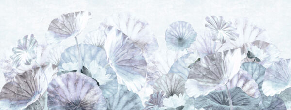 Delicate leaves in soft pastel hues. Delicate leaves in soft pastel hues.