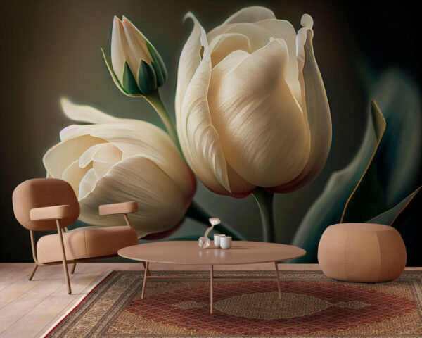 Delicate tulips in soft hues Delicate tulips in soft hues