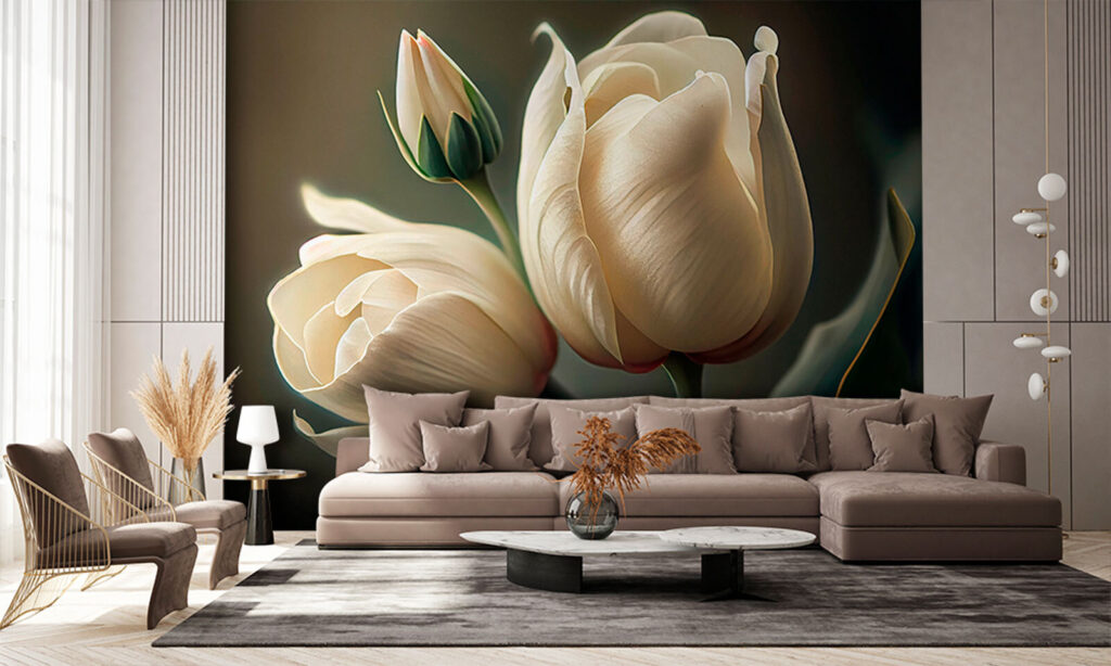 Delicate tulips in soft hues Delicate tulips in soft hues