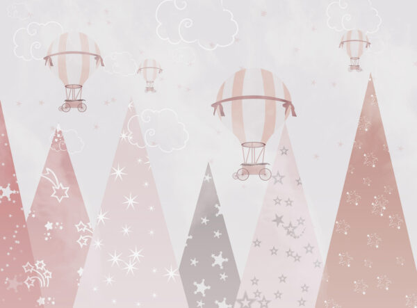 Pink and white hot air balloons u94184p 600x443 - Pink and white hot air balloons