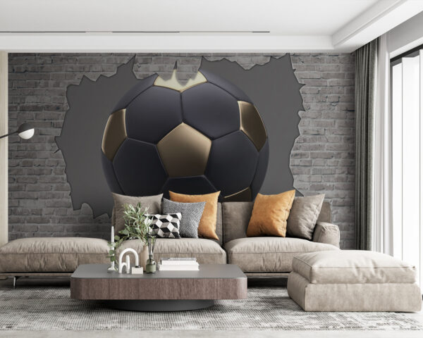 Soccer Ball Crashes Through Wall Soccer Ball Crashes Through Wall