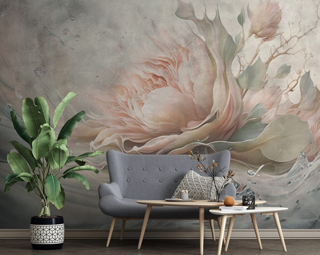 Painting of a flower Painting of a flower