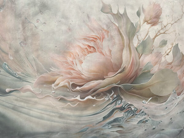 Painting of a flower Painting of a flower