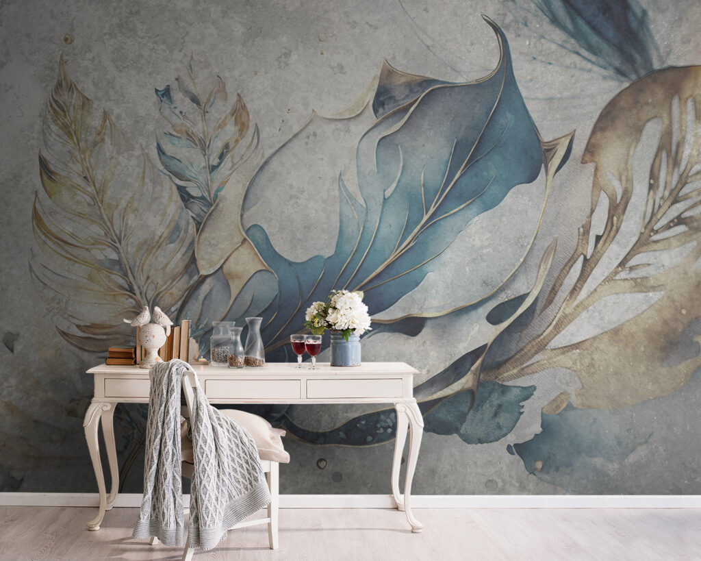 Elegant leaves in soft hues u93998pig5 1024x819 - Elegant leaves in soft hues