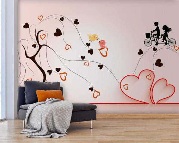 Tree with hearts and birds on it u93990pig25 600x480 - Tree with hearts and birds on it - tegory