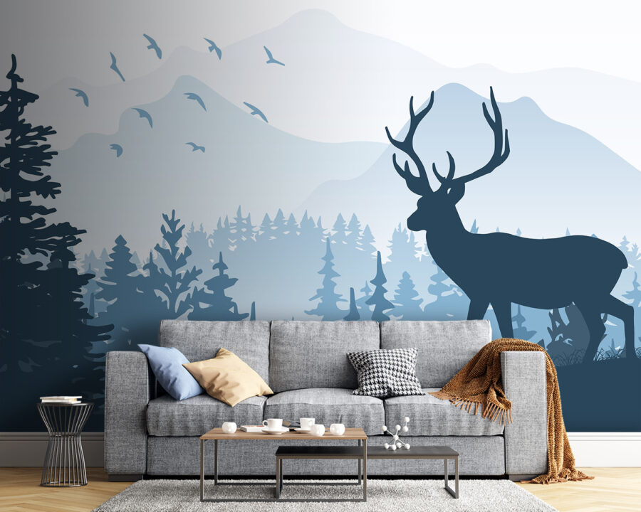 Deer in a forest