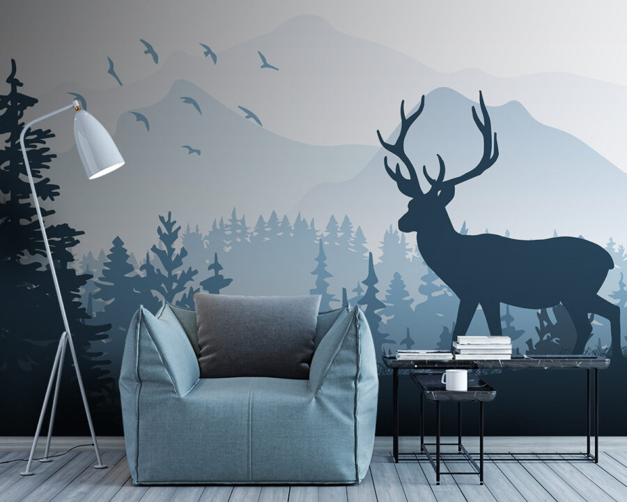 Deer in a forest