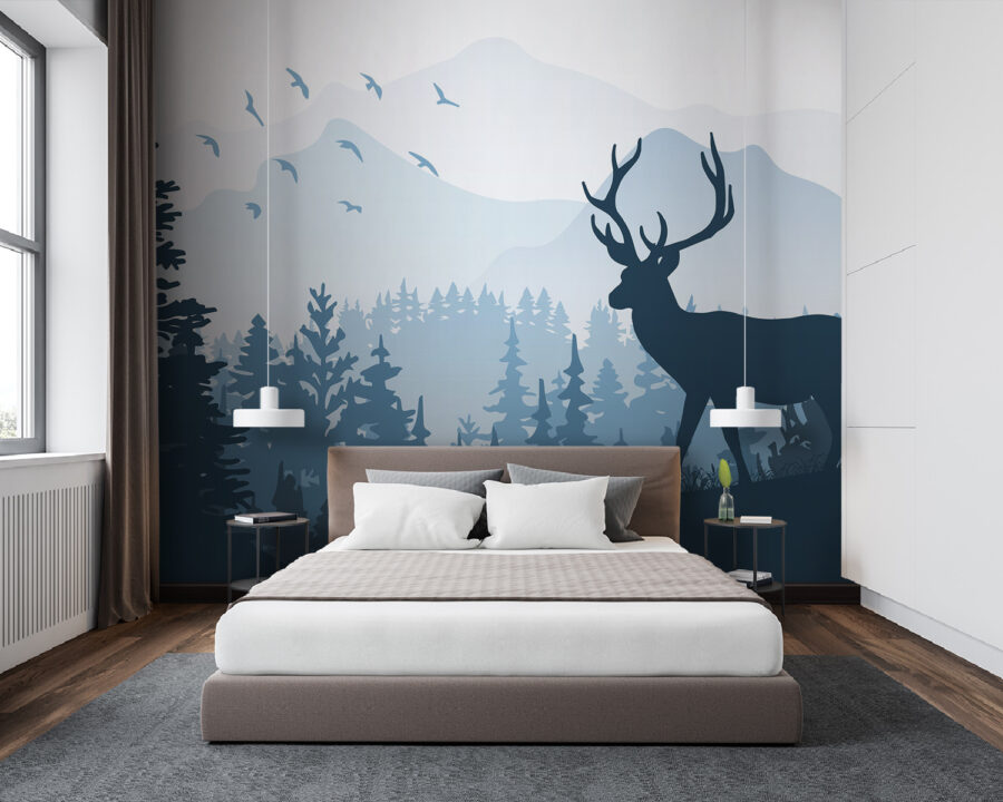 Deer in a forest