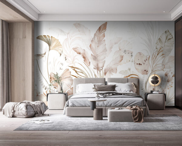 Elegant botanical elements in soft hues. Elegant botanical elements in soft hues.
