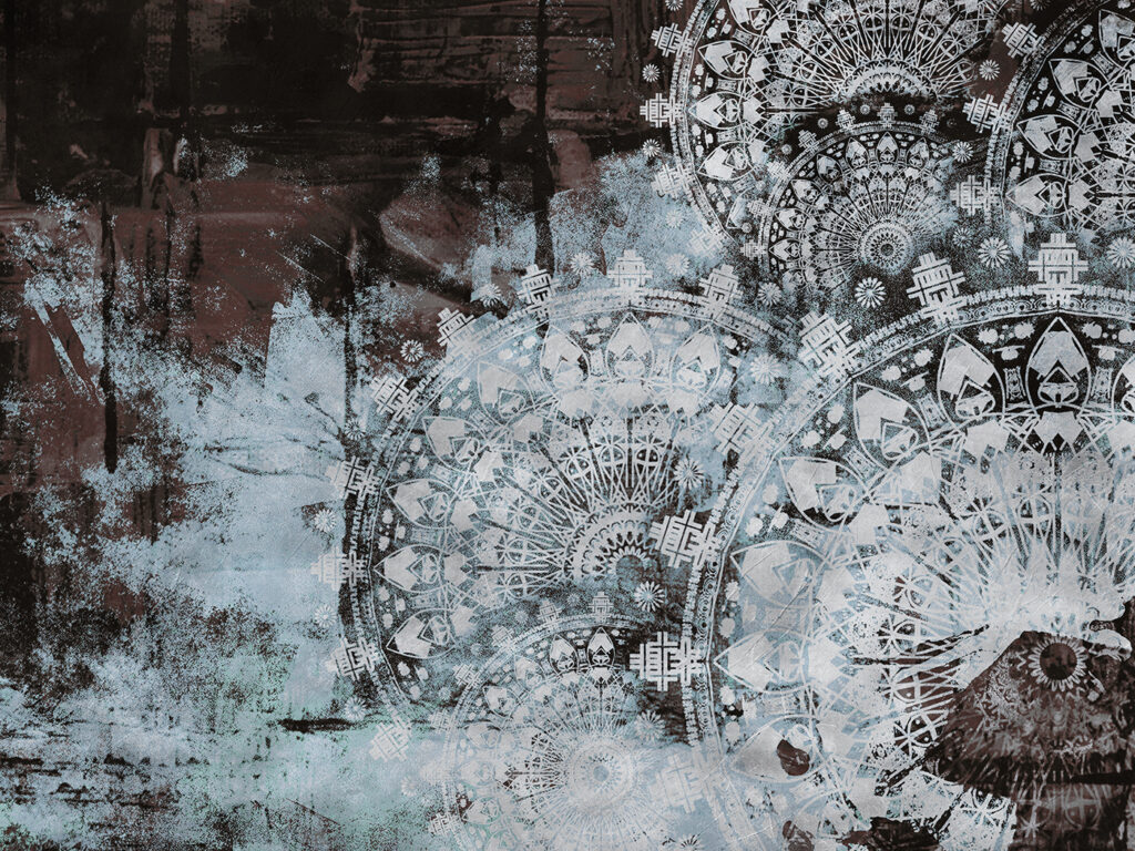 Abstract patterns in muted colors. Abstract patterns in muted colors.