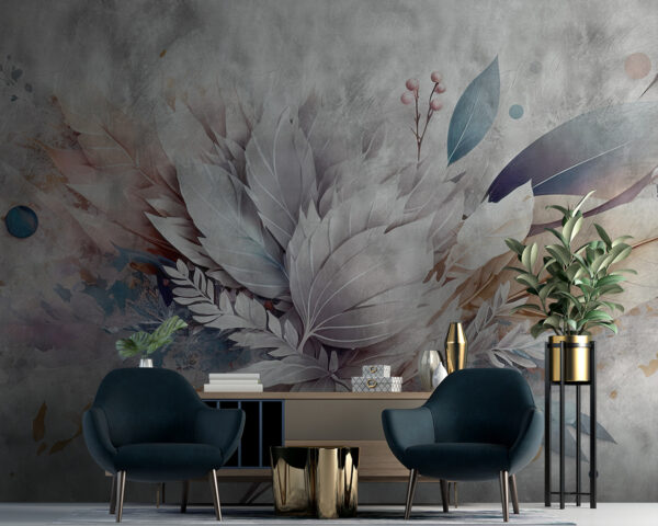 Elegant foliage in soft colors. Elegant foliage in soft colors.