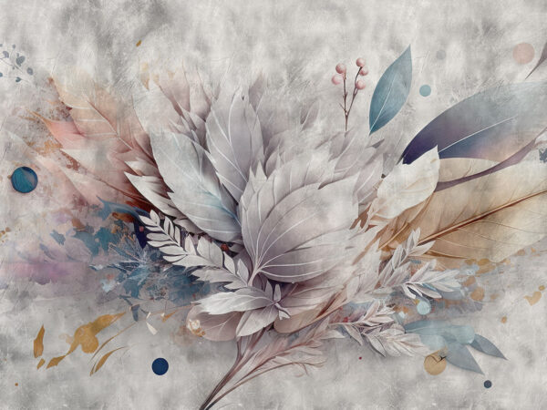 Elegant foliage in soft colors. Elegant foliage in soft colors.