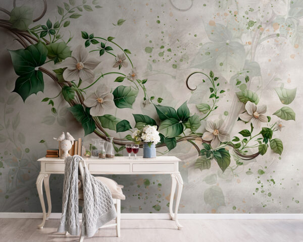 Painting of flowers and leaves u93923pig5 600x480 - Painting of flowers and leaves - tegory