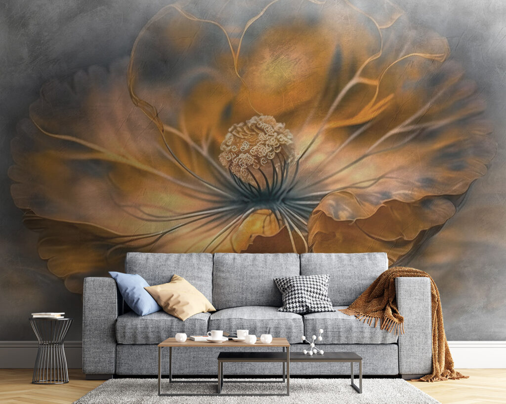 Delicate petals in warm hues