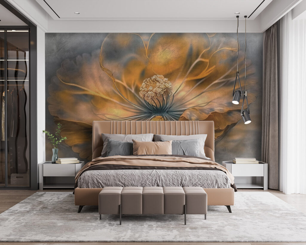 Delicate petals in warm hues