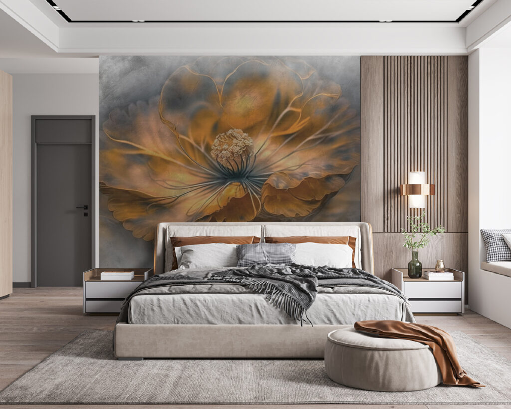 Delicate petals in warm hues