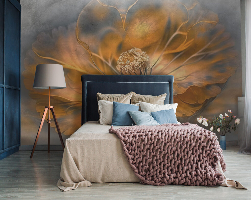 Delicate petals in warm hues