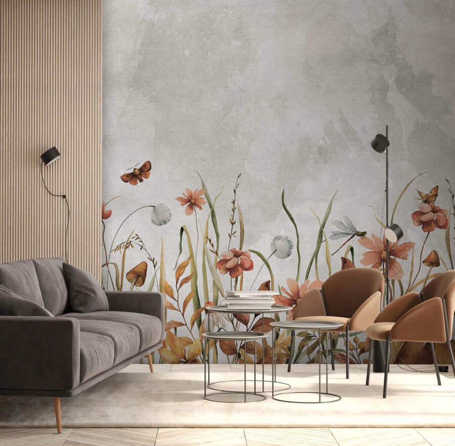 u93703pig2 900x883 - Painting of flowers and grass - tegory