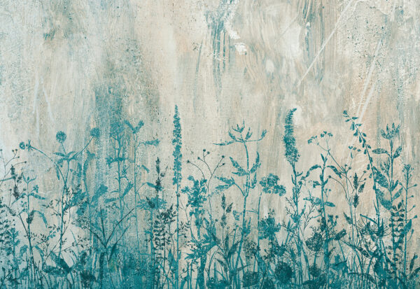 Botanical silhouettes in serene hues Botanical silhouettes in serene hues