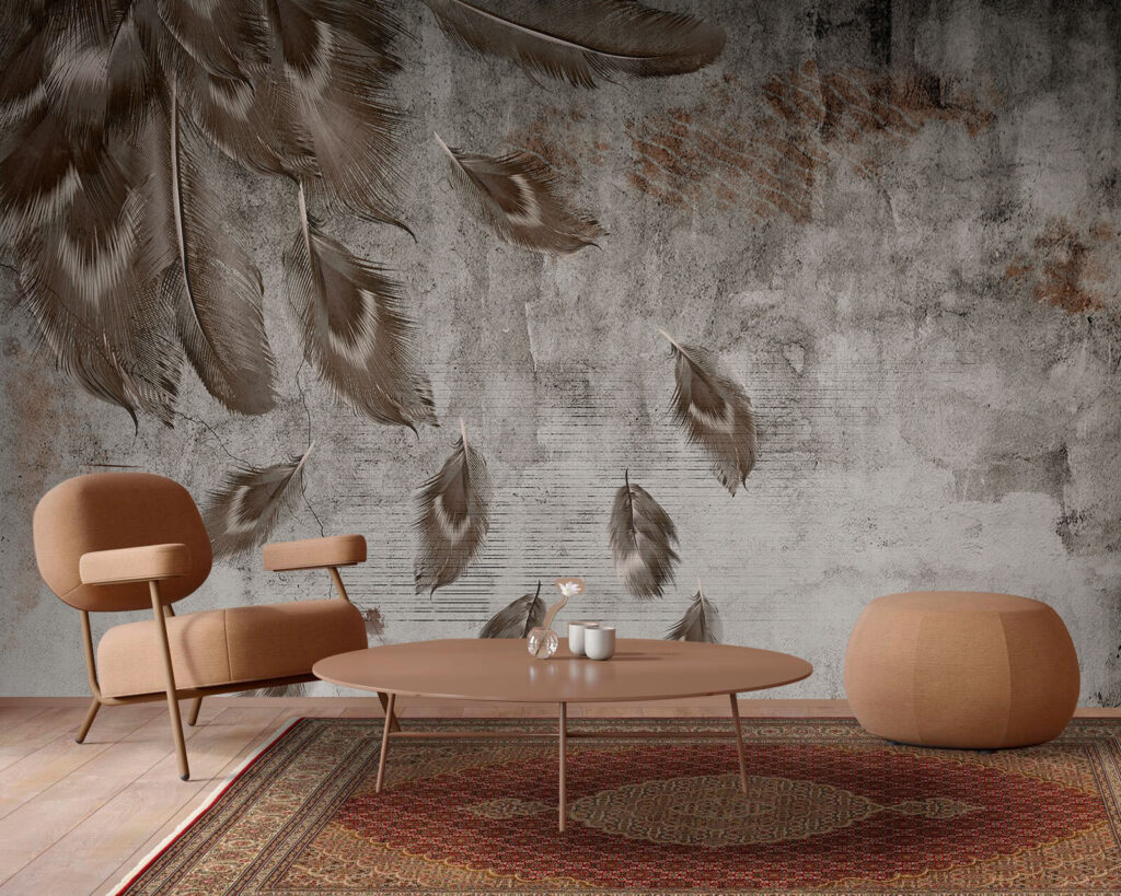 Group of feathers on a wall u93657pig1 1024x819 - Group of feathers on a wall - tegory
