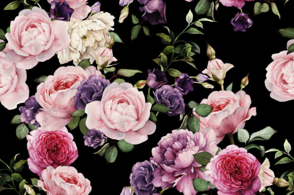 Elegant floral arrangement on dark backdrop. Elegant floral arrangement on dark backdrop.