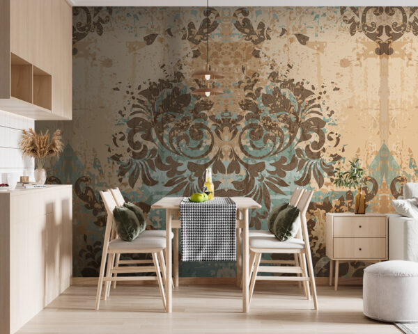 Wall murals Intricate patterns in earthy tones Wall murals Intricate patterns in earthy tones