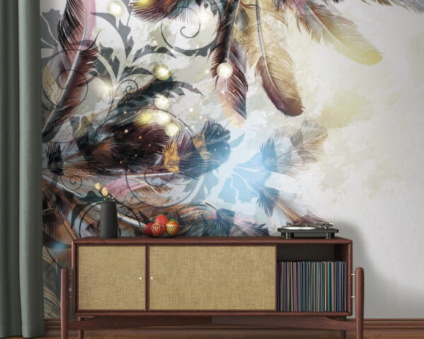 Colorful feathers and intricate patterns. u93275pig20 600x480 - Colorful feathers and intricate patterns. - tegory